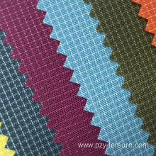 Waterproof 210D double-color 0.1 plaid fabric